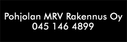 Pohjolan MRV Rakennus Oy logo